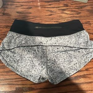 Lulu Lemon speed up shorts